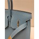 Hermes Birkin 25/30/35cm Bag Togo Leather In Denim Fonce WAX High