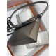 Hermes Kelly Elan 27cm Goatskin Etoupe Silver-Metal WAX High