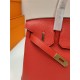 Hermes Birkin 25/30/35cm Bag Togo Leather In Red WAX High