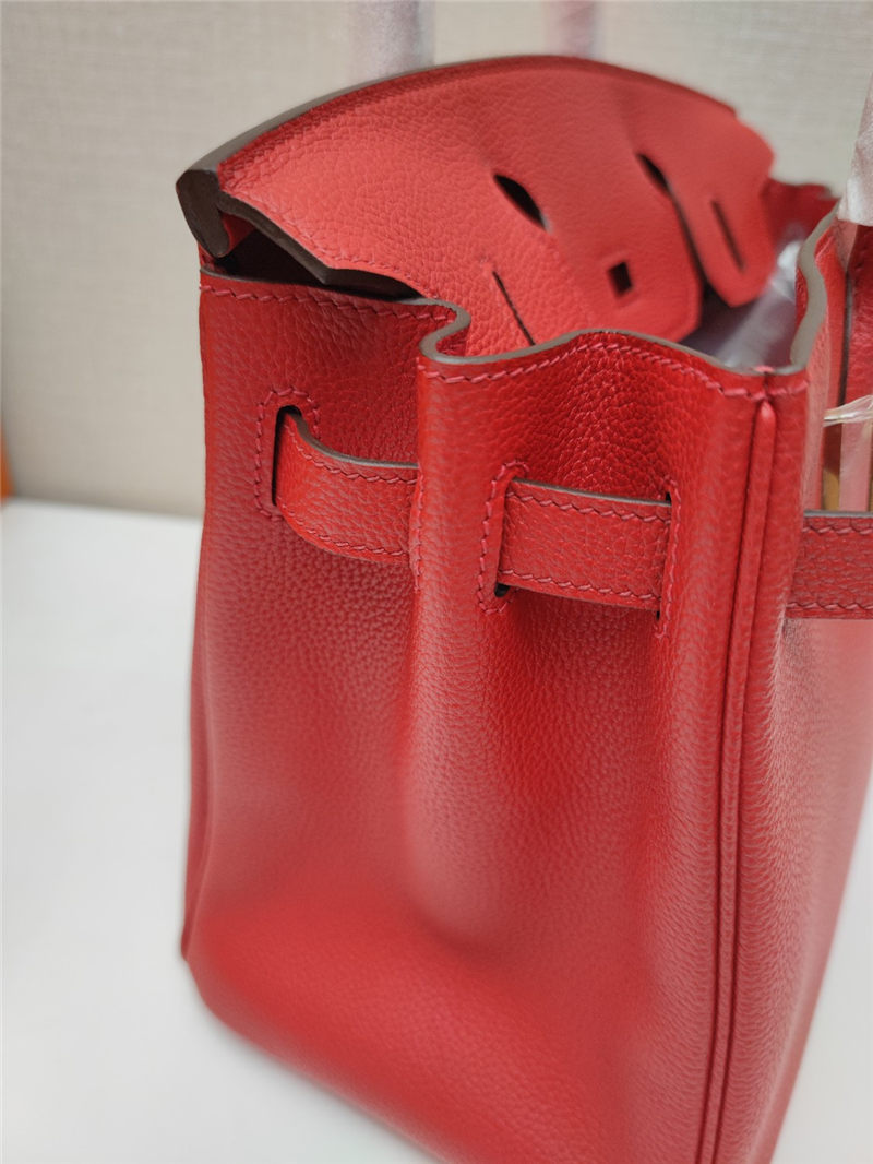 Hermes Birkin 25/30/35cm Bag Togo Leather In Red WAX High