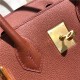 Hermes Birkin 25/30/35cm Bag Togo Leather In Brown WAX High