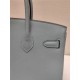 Hermes Birkin 25/30/35cm Bag Togo Leather In Bleu Lin WAX High