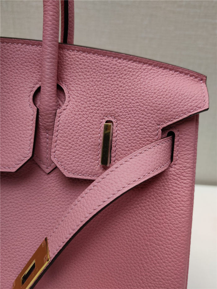 Hermes Birkin 25/30/35cm Bag Togo Leather In Rose Saiura WAX High