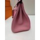 Hermes Birkin 25/30/35cm Bag Togo Leather In Rose Saiura WAX High