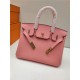 Hermes Birkin 25/30/35cm Bag Togo Leather In Rose Confetti WAX High