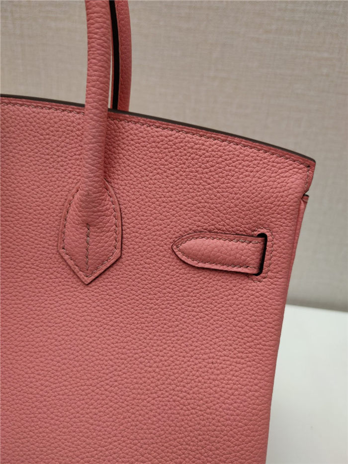 Hermes Birkin 25/30/35cm Bag Togo Leather In Rose Confetti WAX High