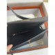 Hermes Kelly Sellier 25 Epsom WAX Black High