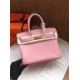 Hermes Birkin 25/30/35cm Bag Calfskin Silver/Gold Metal In Pink High