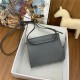 Hermes Kelly Danse 22cm Evercolor WAX Gris Meyer Silver Metal High