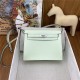 Hermes Kelly Danse 22cm Evercolor WAX Vert Fizz Silver Metal High