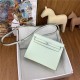 Hermes Kelly Danse 22cm Evercolor WAX Vert Fizz Silver Metal High