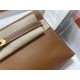 Hermes Kelly Elan 27cm Goatskin Gold Gold-Metal WAX High