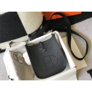 Hermes Evelyne III TPM Mini Bag Calfskin In Black High