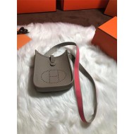 Hermes Evelyne III TPM Mini Bag Calfskin In Etoupe grey High