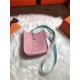 Hermes Evelyne III TPM Mini Bag Calfskin In Pink High