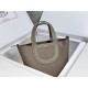 Hermes In-The-Loop 18 Handbag WAX Etoupe grey Gold-Metal High