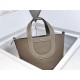 Hermes In-The-Loop 18 Handbag WAX Etoupe grey Silver-Metal High