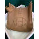 Hermes Evelyne III PM Bag Clemence Leather In Camel High