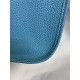 Hermes Evelyne III PM Bag Clemence Leather In Blue High