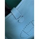 Hermes Evelyne III PM Bag Clemence Leather In Blue High