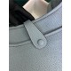 Hermes Evelyne III PM Bag Clemence Leather In Grey-Blue High