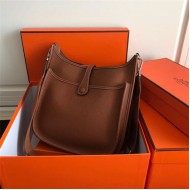 Hermes Evelyne III PM Bag Calfskin In Tan High