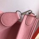 Hermes Evelyne III PM Bag Calfskin In Pink High