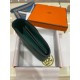 Hermes Constance Compact Wallet Epsom Leather Green High