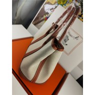 Hermes Garden Party 30/36 Bag Canvas&Togo WAX High