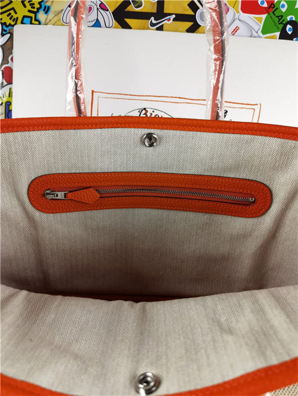 Hermes Garden Party 30/36 Bag Canvas&Togo WAX High