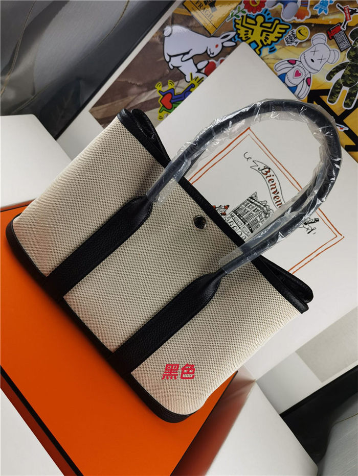 Hermes Garden Party 30/36 Bag Canvas&Togo WAX High