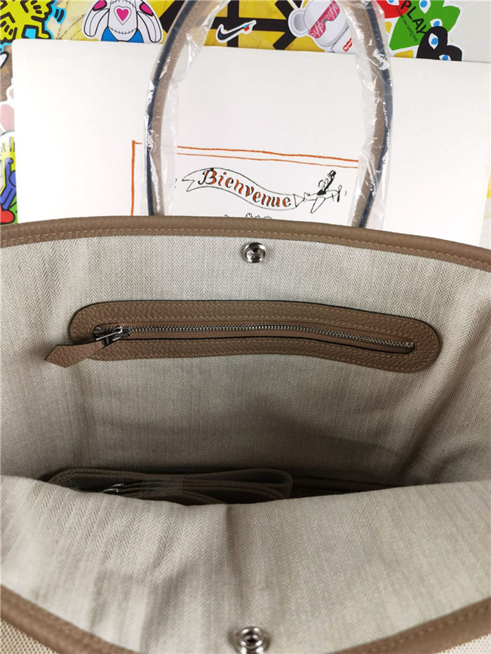 Hermes Garden Party 30/36 Bag Canvas&Togo WAX High