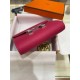 Hermes Constance Compact Wallet Epsom Leather Fuchsia High