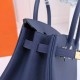 Hermes Birkin 25/30/35cm Bag Togo Leather In Navy WAX High