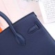 Hermes Birkin 25/30/35cm Bag Togo Leather In Navy WAX High