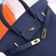 Hermes Birkin 25/30/35cm Bag Togo Leather In Navy WAX High