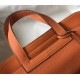 Hermes Halzan 31cm Bag Clemence Leather WAX In Orange High