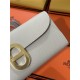 Hermes Chaine D Ancre To Go wallet Epsom calfskin WAX Craie High