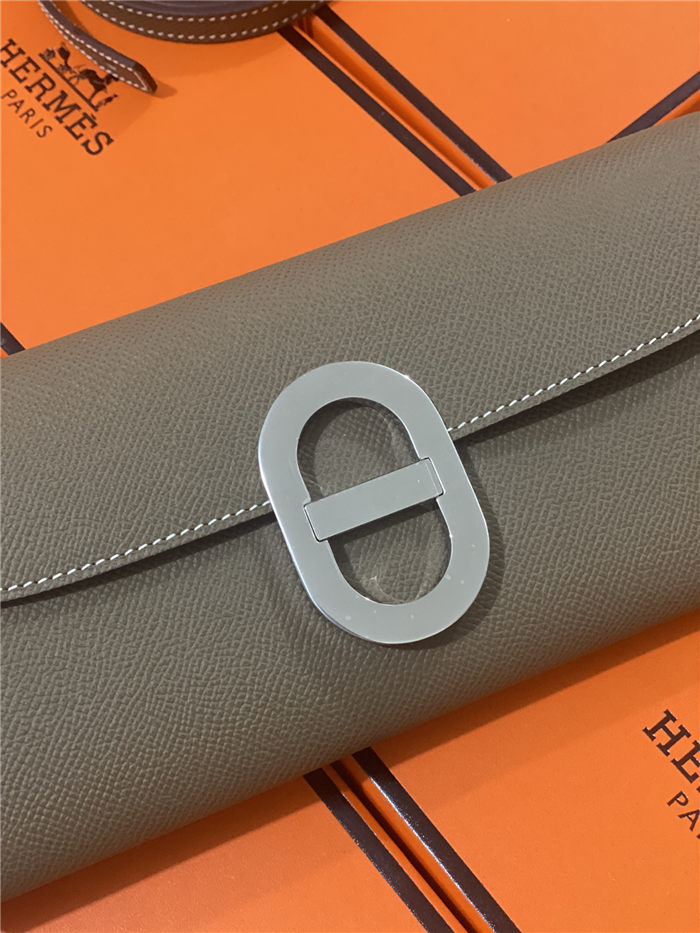 Hermes Chaine D Ancre To Go wallet Epsom calfskin WAX Etoupe High