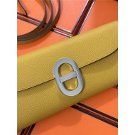 Hermes Chaine D Ancre To Go wallet Epsom calfskin WAX Jaune Ambre High