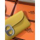 Hermes Chaine D Ancre To Go wallet Epsom calfskin WAX Jaune Ambre High