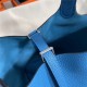 Hermes Picotin Lock 18/22 Bag Togo Leather In Bleu Zanzibar-Silver WAX High