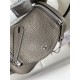 Hermes Lindy Mini Bag Clemence Leather In Dk-Grey WAX High