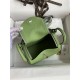 Hermes Lindy Mini Bag Clemence Leather In Lt-Green WAX High