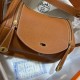 Hermes Lindy 26/30cm Bag Clemence Leather In Tan WAX High