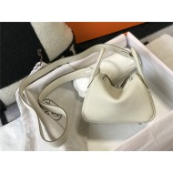 Hermes Lindy Mini Bag Calfskin Leather In Cream High