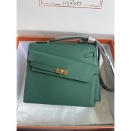 Hermes Kelly Sellier 25 Epsom WAX Green High