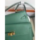 Hermes Kelly Sellier 25 Epsom WAX Green High