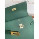 Hermes Kelly Sellier 25 Epsom WAX Green High