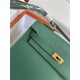 Hermes Kelly Sellier 25 Epsom WAX Green High